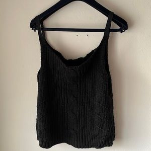 Narciso Rodriguez Crochet cotton knit top- size 38- f